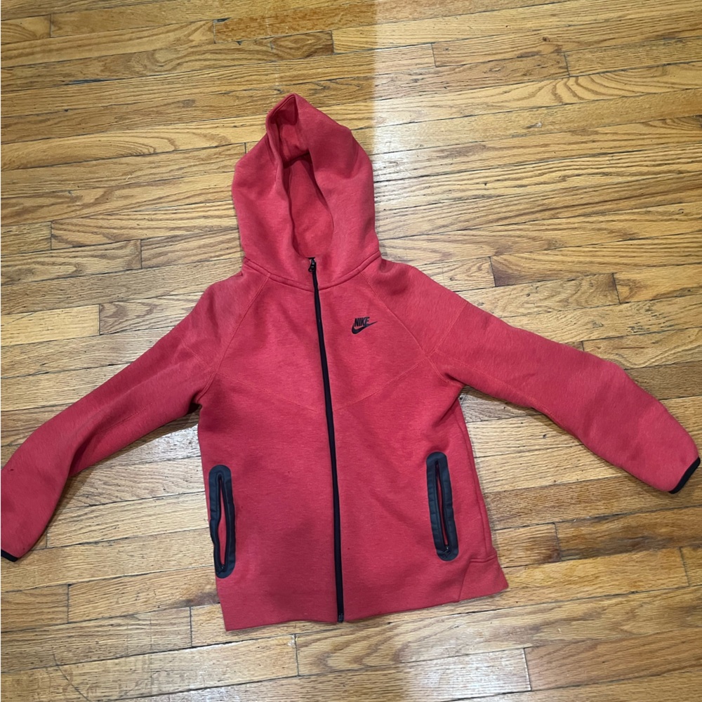 Kids Red Jacket with Black Trim